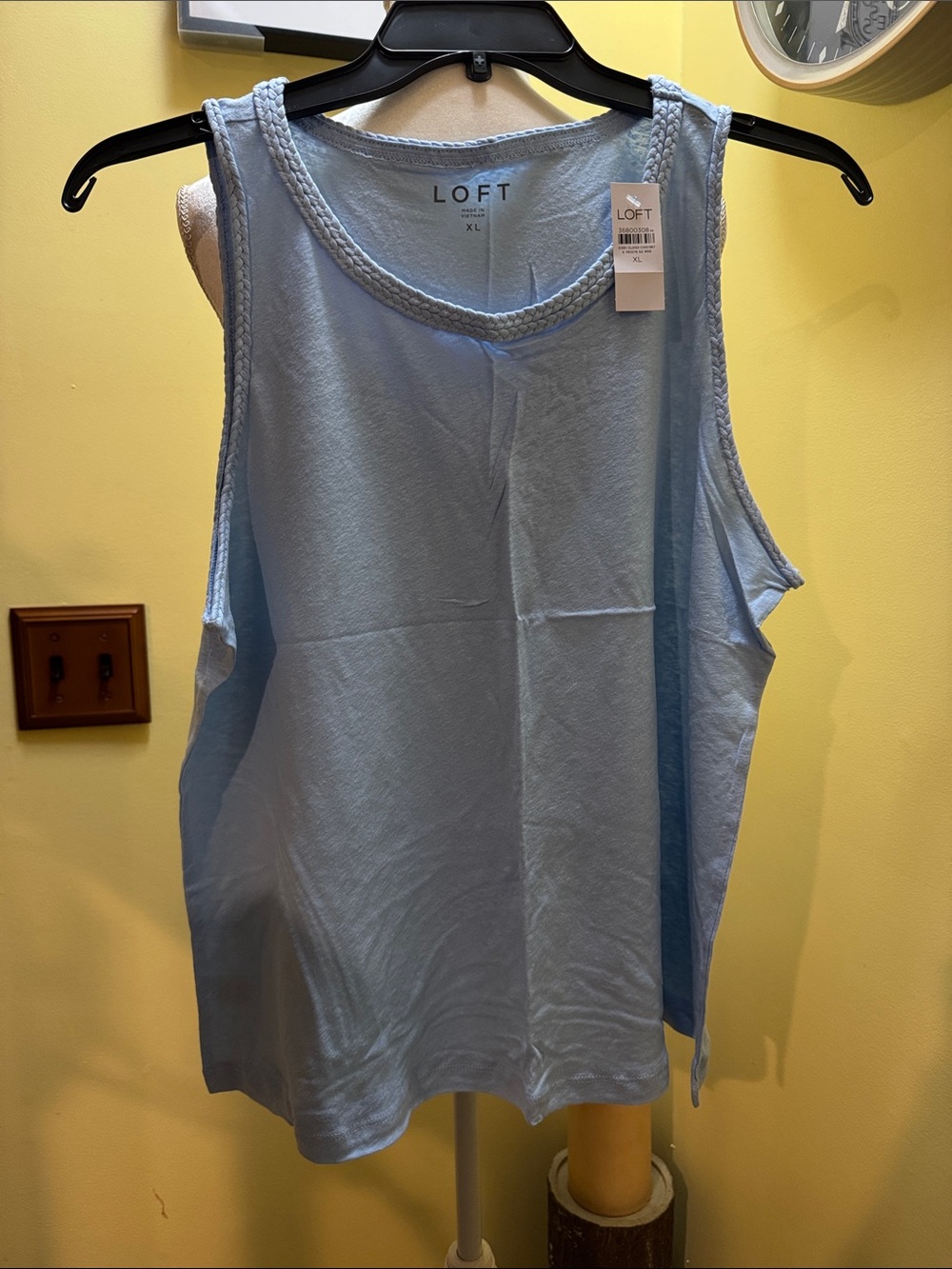 NWT Loft rope trim cami tank top.